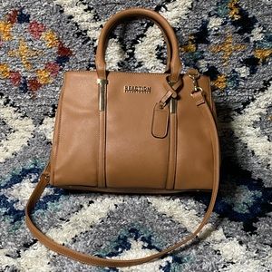 Kenneth Cole Reaction Tan Color Satchel Handbag
